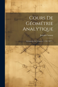 Cours De Géométrie Analytique