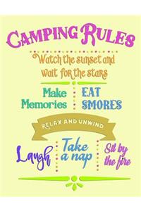 Camping Rules