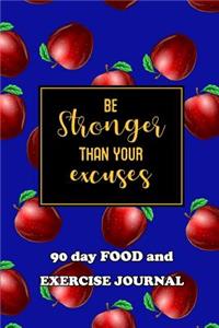 90 Day Food and Exercise Journal