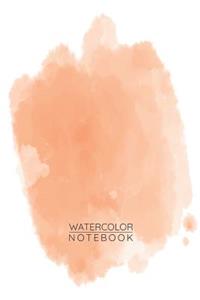 Orange Watercolor Notebook - Sketch Book for Drawing Painting Writing - Orange Watercolor Journal - Orange Watercolor Diary
