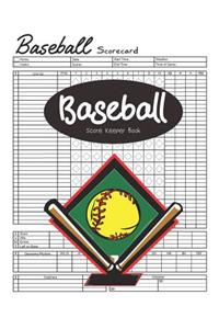 Baseball Score Keeper Book