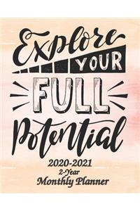 Explore Your Full Potential 2020-2021 2-Year Monthly Planner