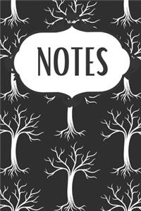 Spooky Trees Portable Notebook