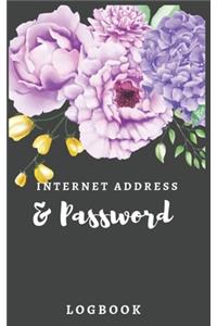 Internet Address & Password Logbook