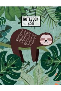 Sloth Notebook