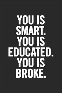 You Is Smart. You Is Educated. You Is Broke