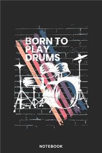 Drumset Instrument Art Graphic Notebook