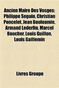 Ancien Maire Des Vosges