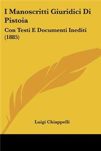 I Manoscritti Giuridici Di Pistoia