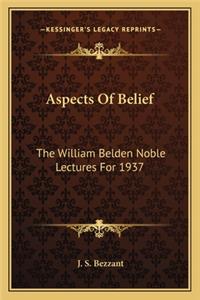 Aspects of Belief