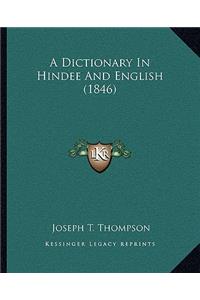 Dictionary in Hindee and English (1846)