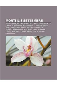 Morti Il 3 Settembre