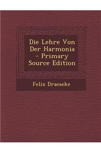 Die Lehre Von Der Harmonia