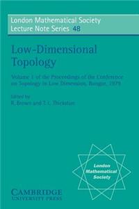Low-Dimensional Topology