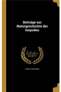 Beitrage Zur Naturgeschichte Der Isopoden