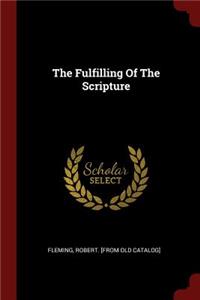 The Fulfilling Of The Scripture