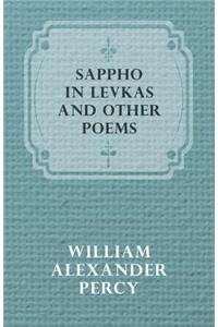Sappho in Levkas and Other Poems
