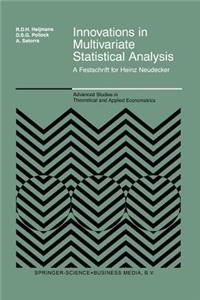 Innovations in Multivariate Statistical Analysis