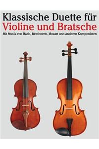 Klassische Duette Für Violine Und Bratsche