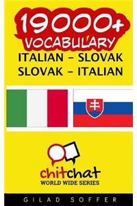 19000+ Italian - Slovak Slovak - Italian Vocabulary