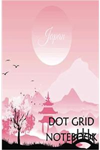 Dot Grid Notebook Pink Japanese