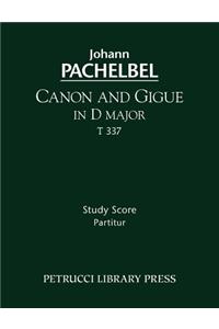 Canon and Gigue in D major, T 337