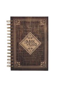 Journal Wirebound Large Man of God