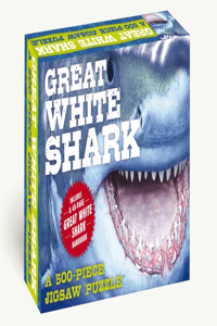 Great White Shark 500-Piece Jigsaw Puzzle and Book