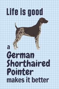Life is good a German Shorthaired Pointer makes it better