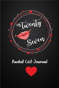 Twenty Seven Bucket List Journal