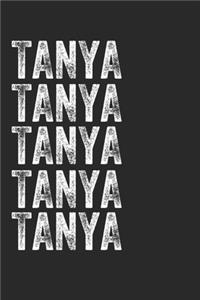 Name TANYA Journal Customized Gift For TANYA A beautiful personalized