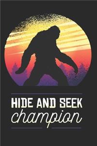 Hide and Seek Champion Bigfoot Monster