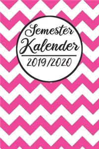Semester Kalender 2019 / 2020