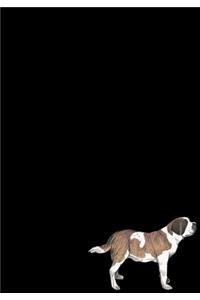 Saint Bernard Dog Journal