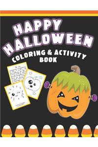 Happy Halloween Coloring And Activity Book