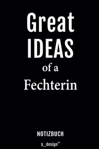 Notizbuch für Fechter / Fechterin