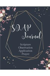 SOAP Journal-Easy & Simple Guide to Scripture Journaling-Bible Study Workbook 100 pages Book 22