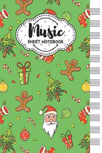 Music Sheet Notebook