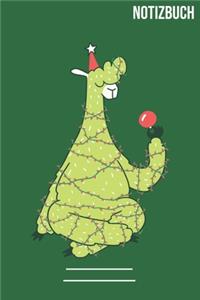 Notizbuch Gepunktet Weinachts Llama