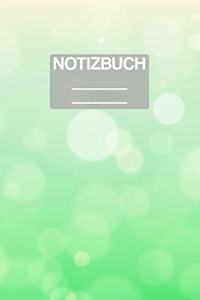 Notizbuch A5 Muster Hell Grün Funkeln