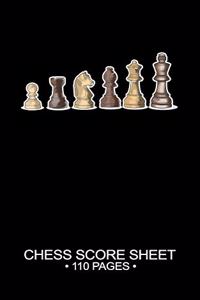 Chess Score Sheet 110 Pages
