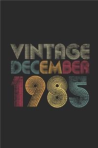 Vintage December 1985