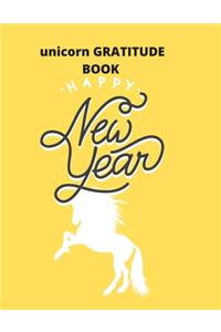 gratitude book gift unicorn
