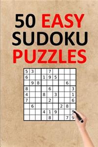 50 Easy Sudoku Puzzles