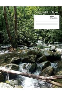 Stream Composition Notebook, Wide Ruled