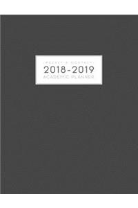 2018-2019 Weekly and Monthly Academic Planner
