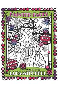 Painted Faces: Coloring Book & Creative Journal