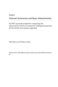 An O(n Squared) Method for Computing the Eigensystem of N by N Symmetric Tridiagonal Matrices by the Divide and Conquer Approach