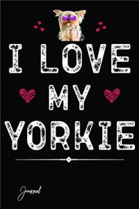 I Love My Yorkie Journal