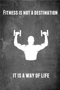 Fitness Is Not a Destination It Is a Way of Life
